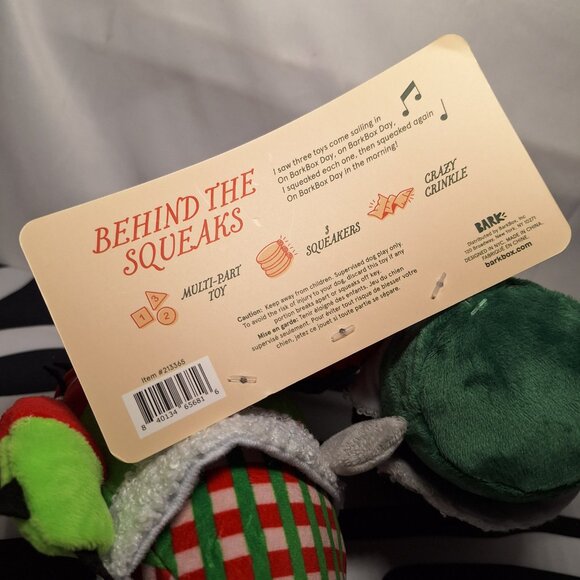 NWT Bark Sing Song Ding Dongs Dog Toy M-L - Picture 6 of 6